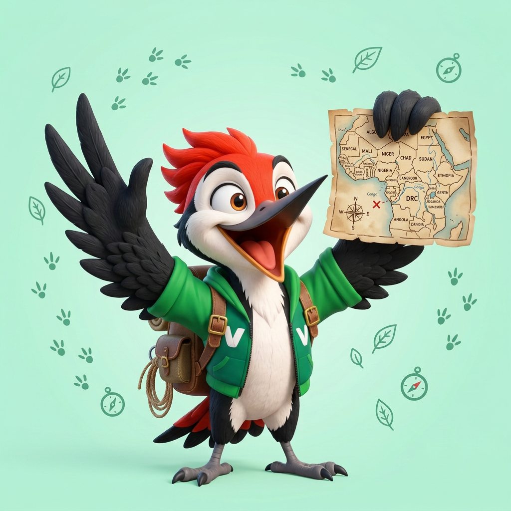 Vupi, the VUPI PAY woodpecker